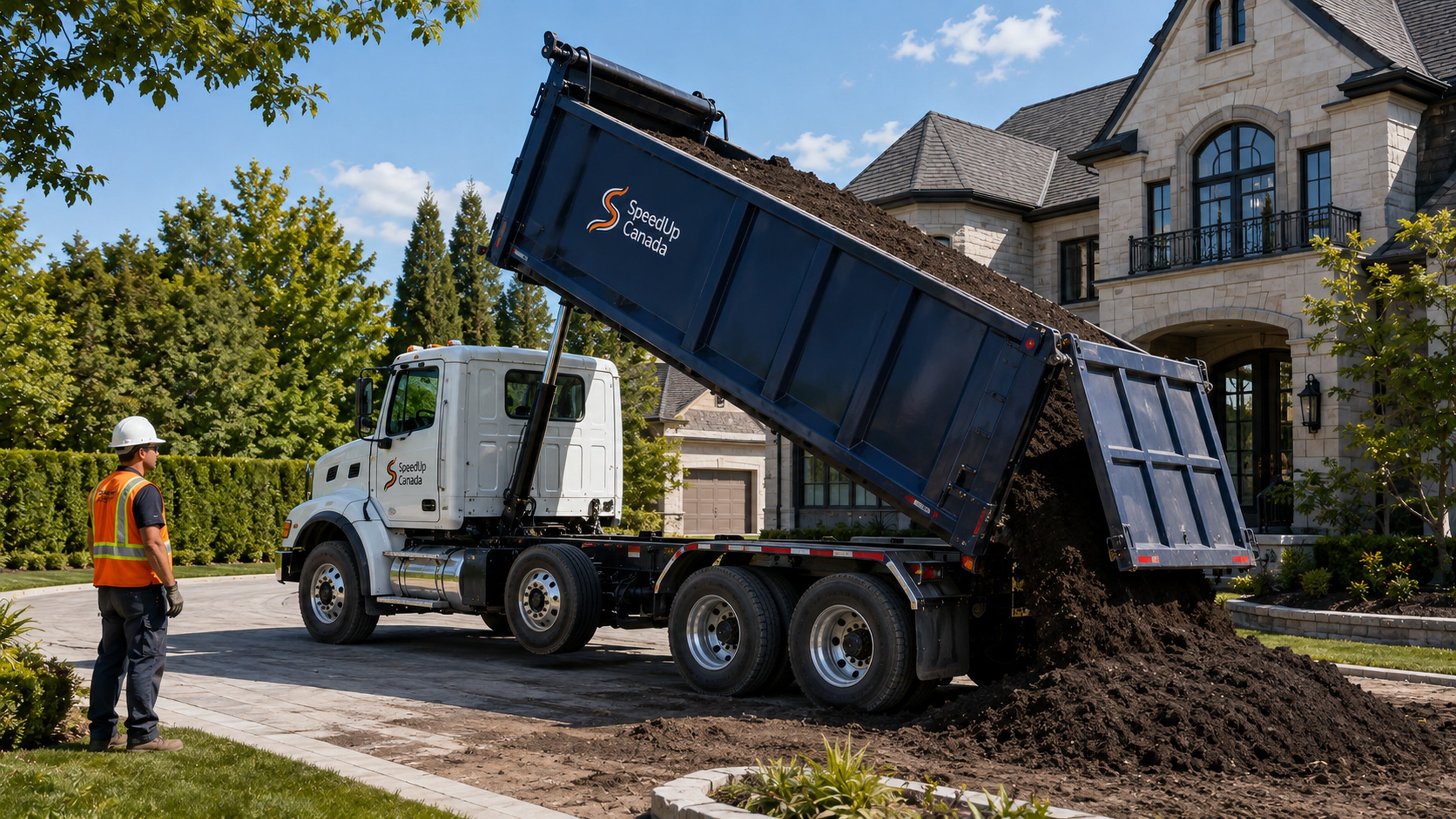 Topsoil and bulk material delivery