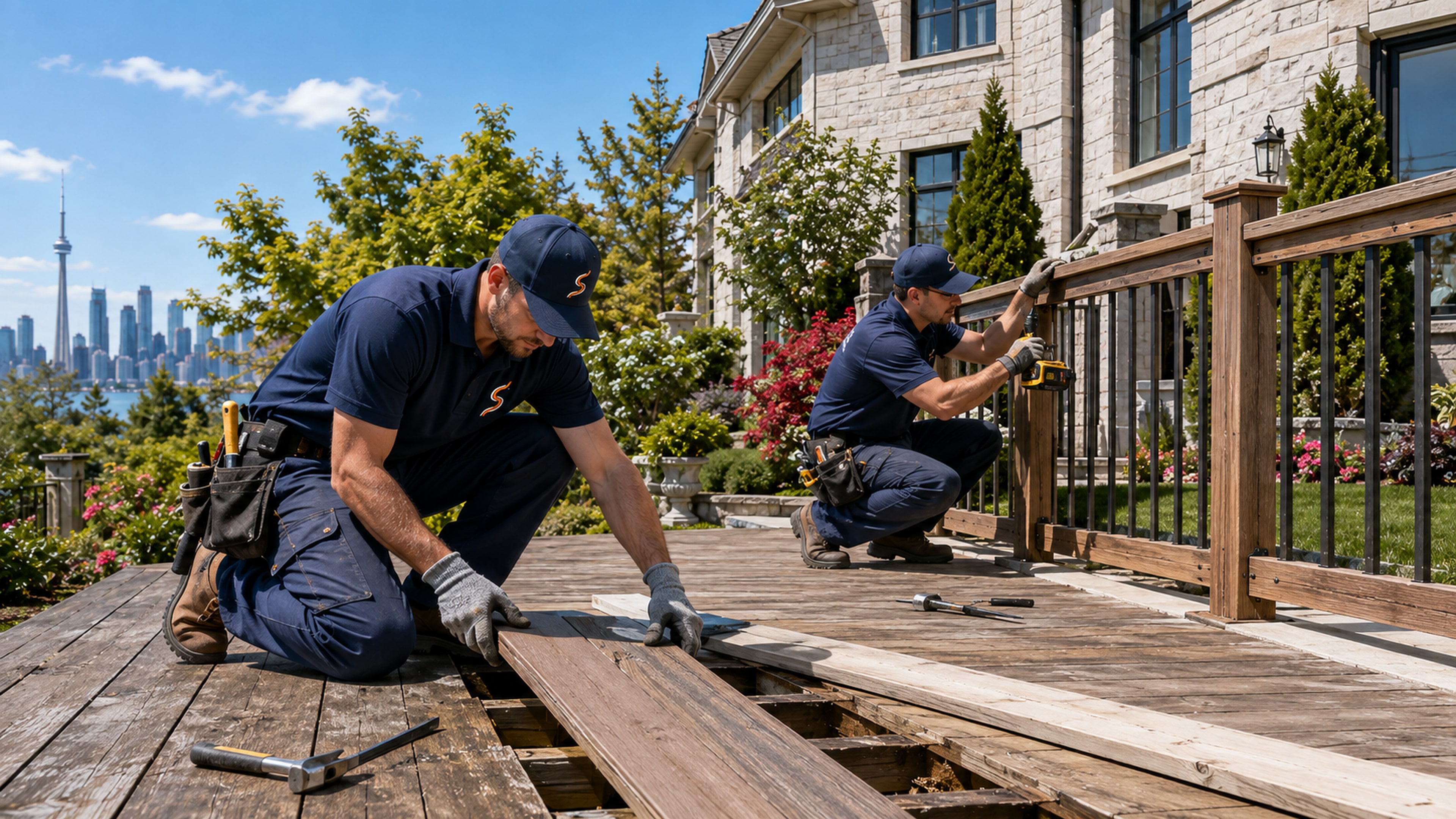 Deck repair and exterior maintenance