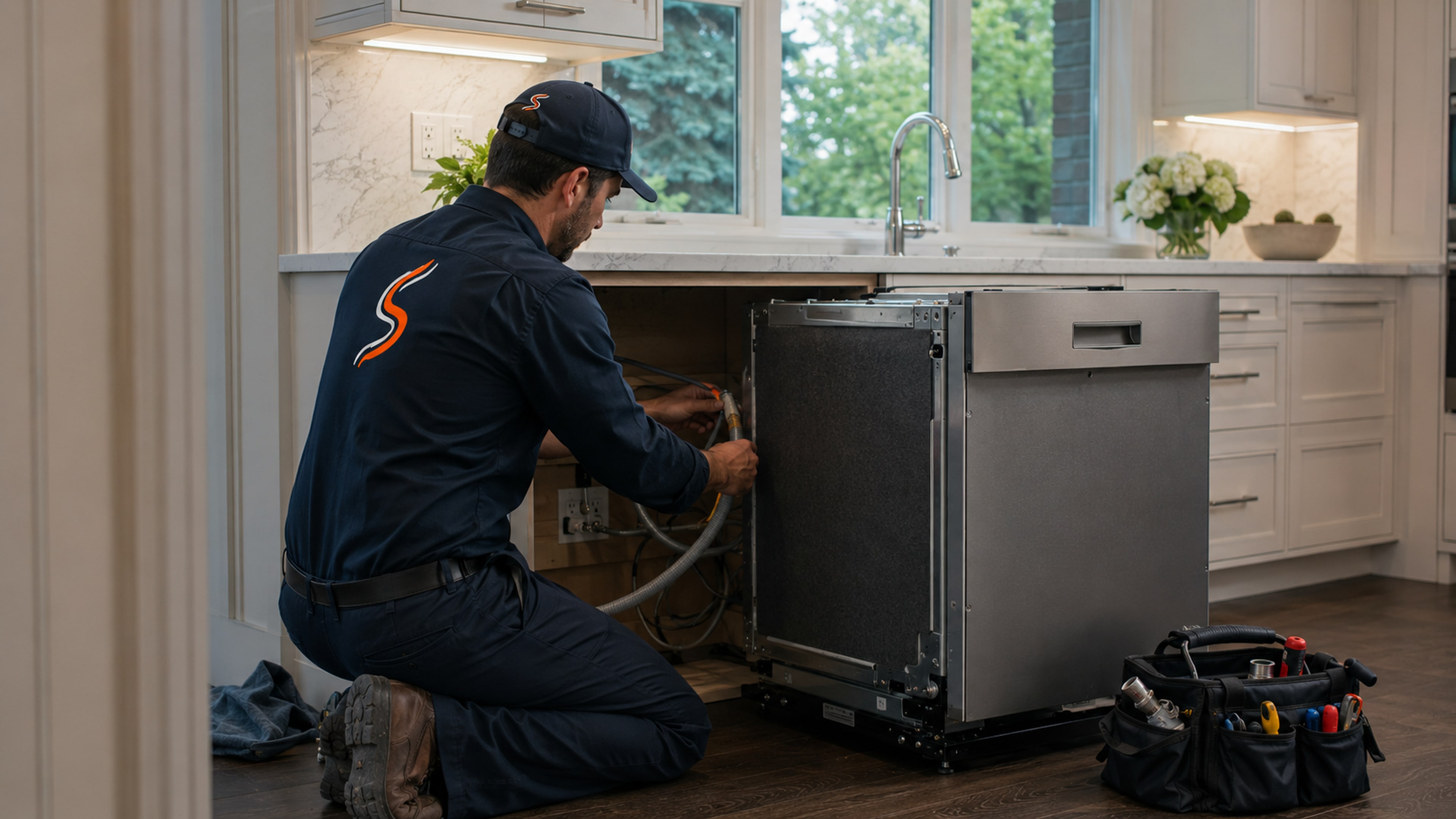 Dishwasher installation